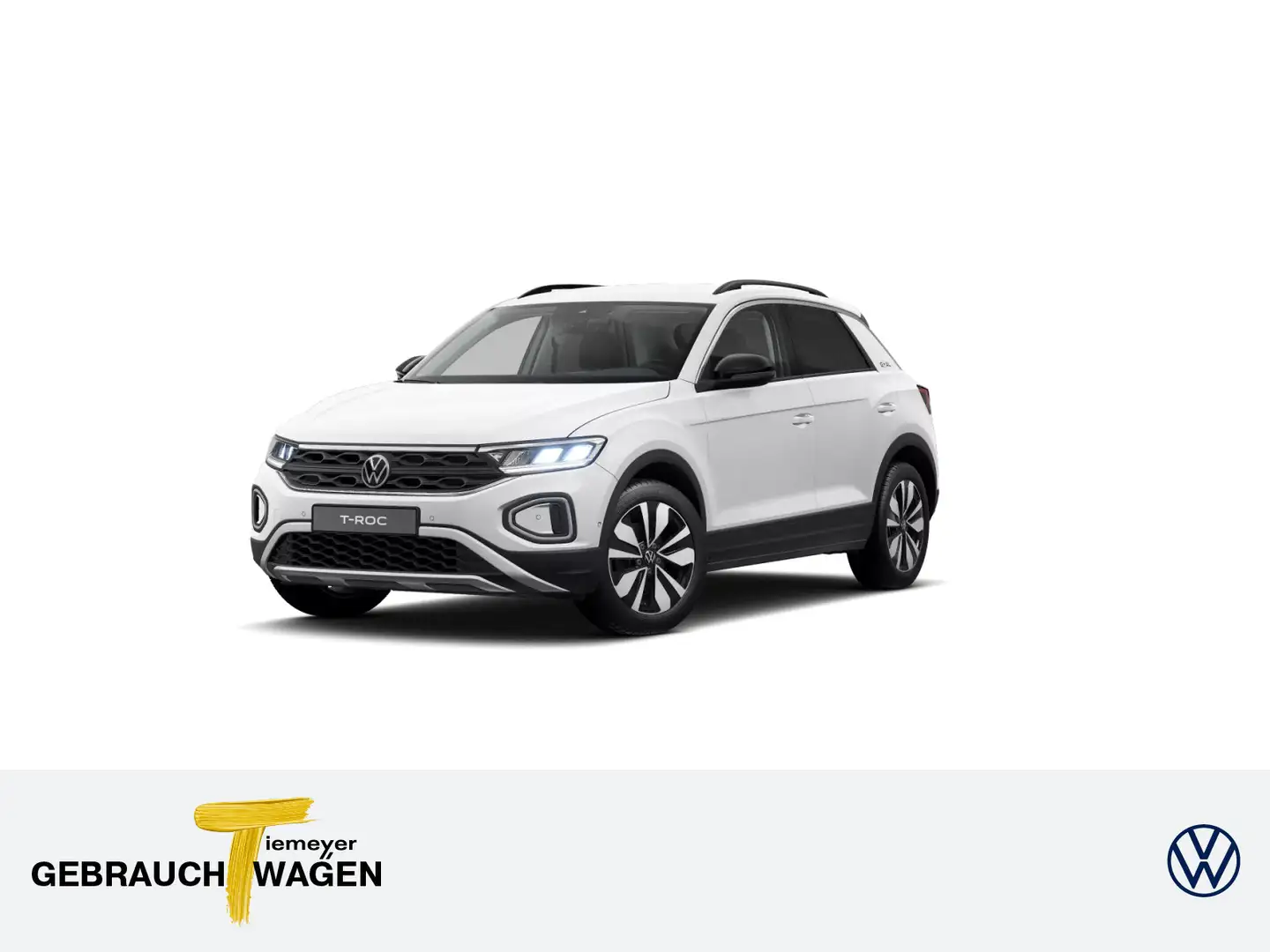 Volkswagen T-Roc 1.0 TSI GOAL NAVI SITZHZG LED PDC Weiß - 1