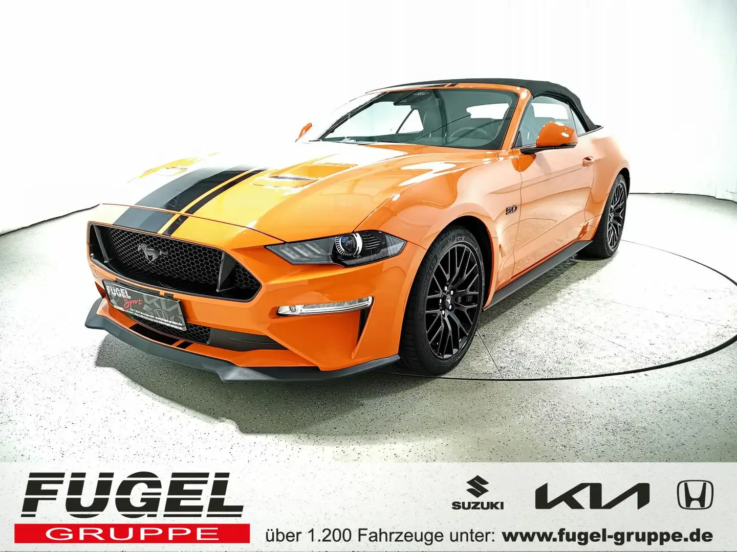 Ford Mustang 5.0 Ti-VCT V8 GT Convertible ACC|virt.Cock.|LED|Le Orange - 1