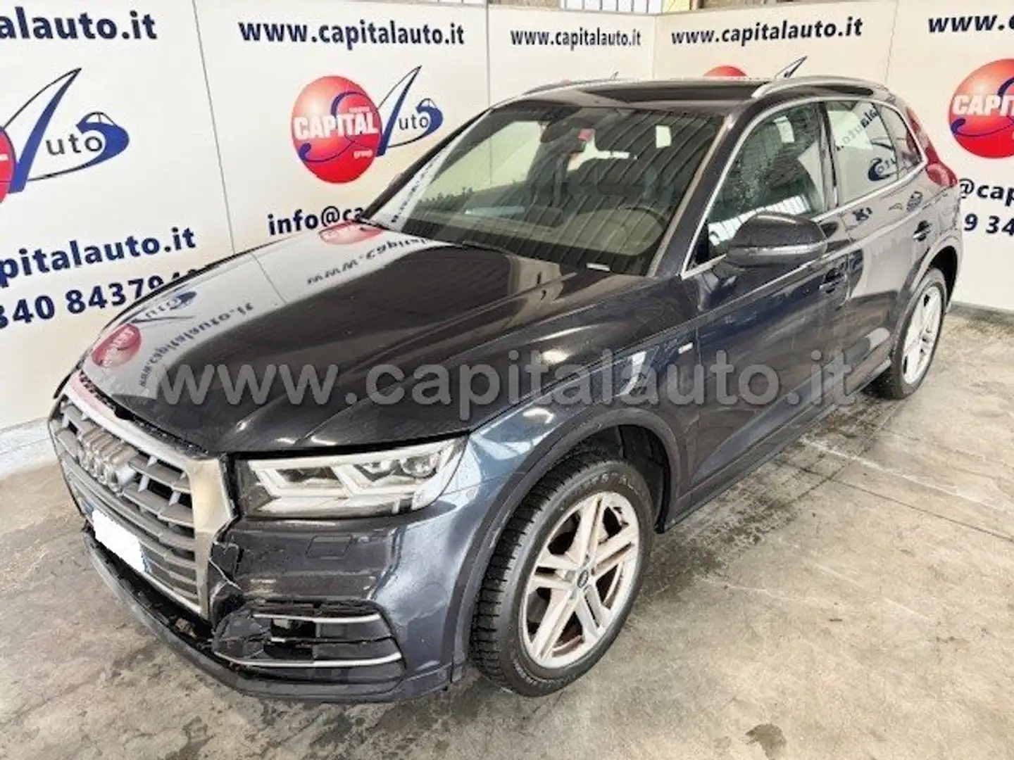 Audi Q5 Q5 50 tfsiE NETTO 19700 S-line Plus quattro s-tr. Gris - 1