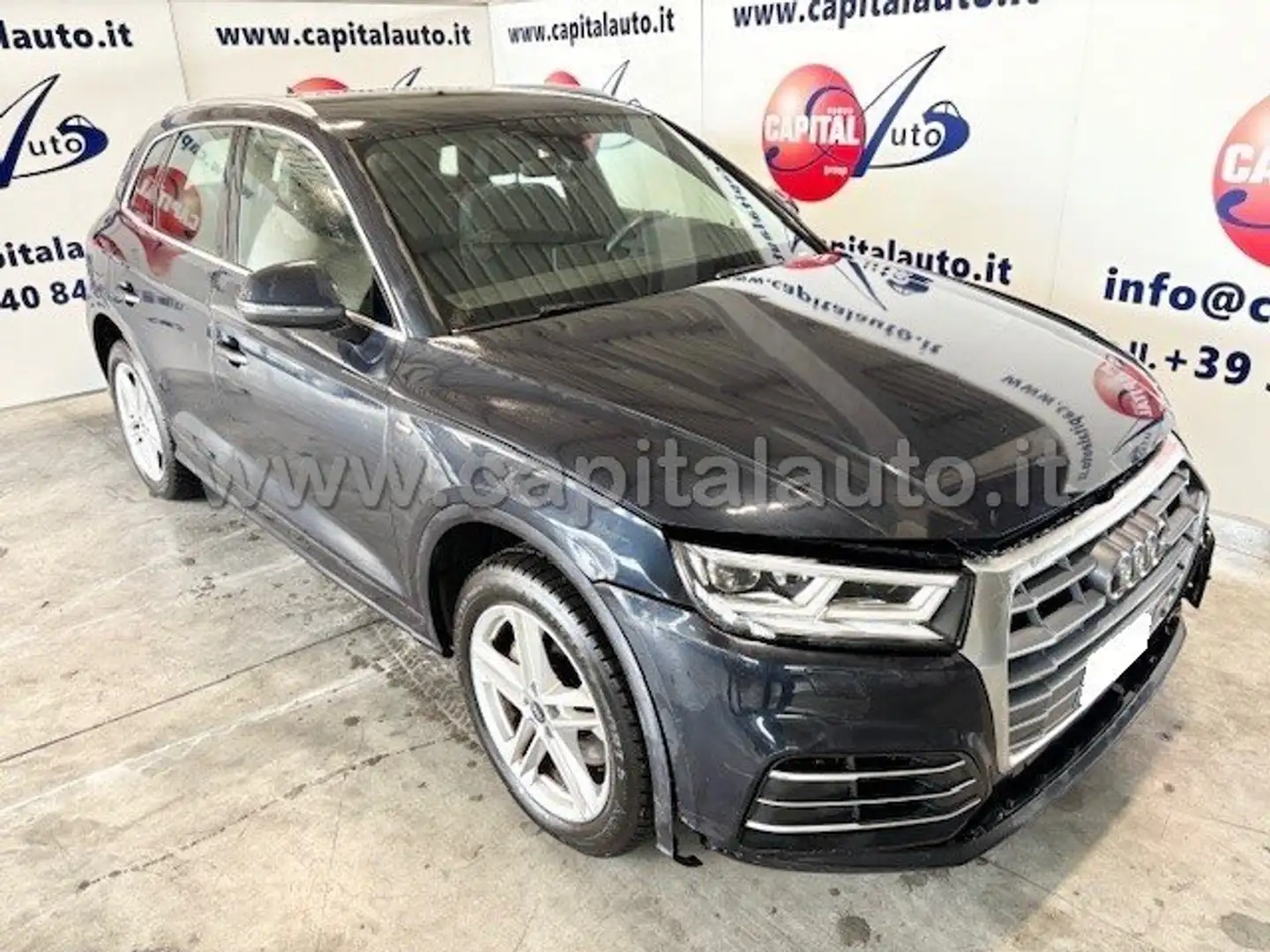 Audi Q5 Q5 50 tfsiE NETTO 19700 S-line Plus quattro s-tr. Gris - 2
