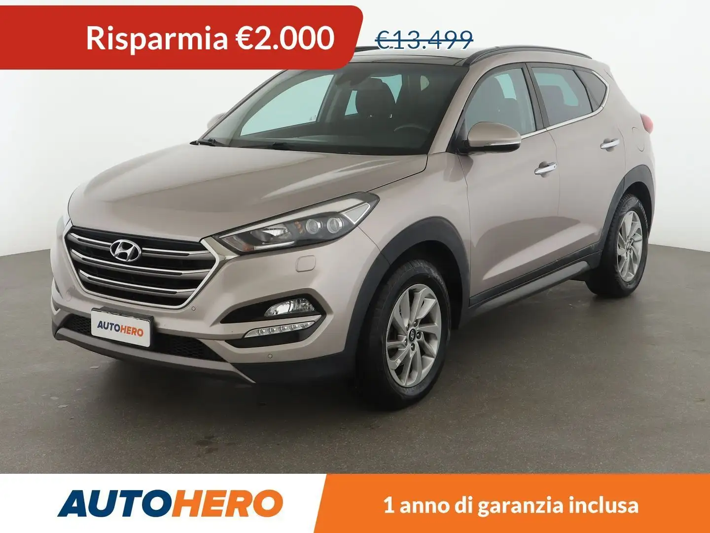 Hyundai TUCSON 1.7 CRDi Xpossible Gris - 1