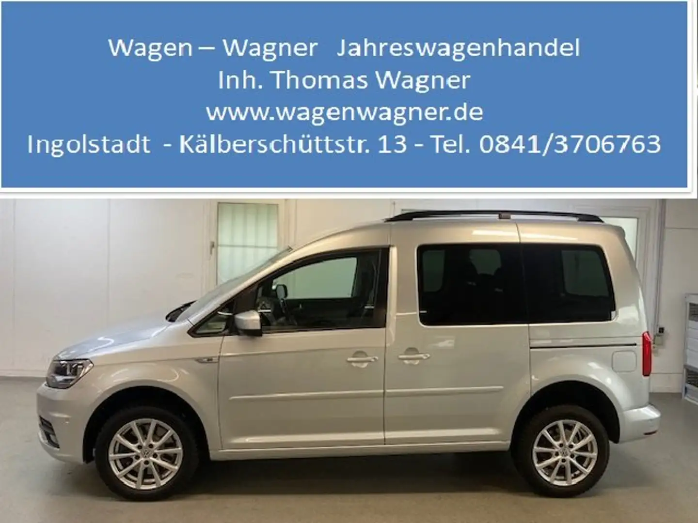 Volkswagen Caddy Comfortline 4Motion 2.0 TDI 90KW Climatronic Navi Argent - 1