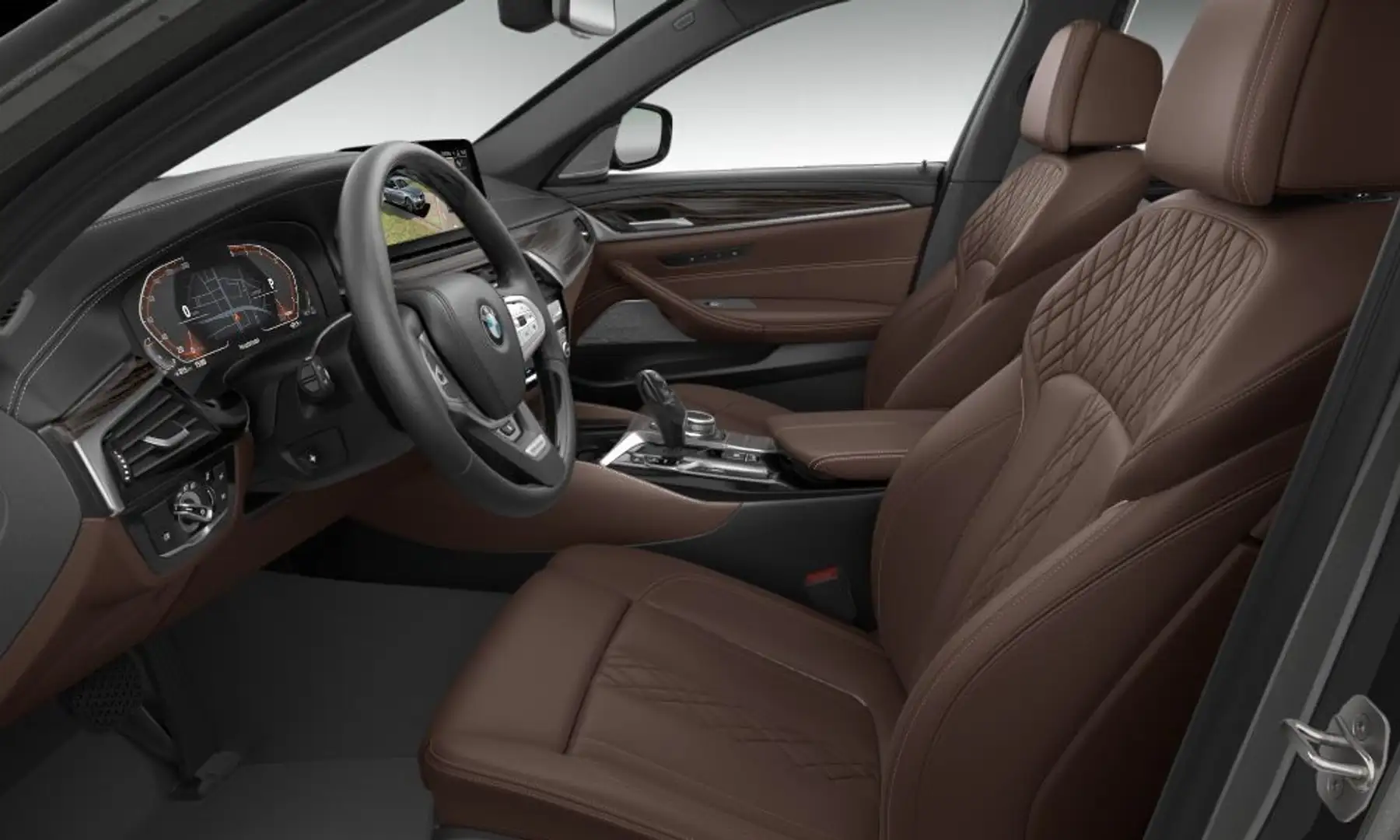 BMW 520 xdT Luxury Laser StHz DAPro Massage PA+ Nappa Grau - 2