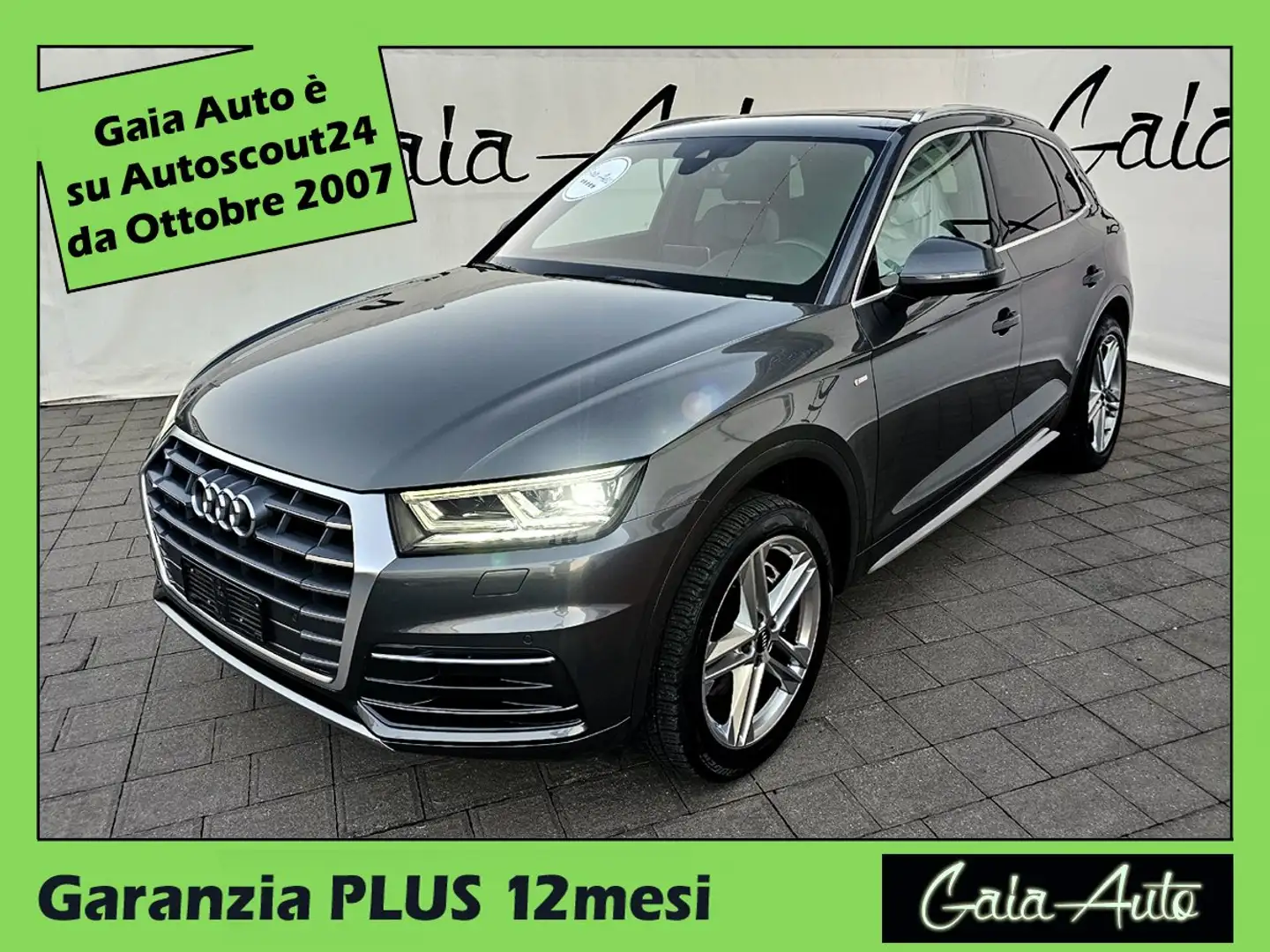 Audi Q5 2.0 TDI S-LINE int/est Quattro 190cv s-tronic Gris - 1