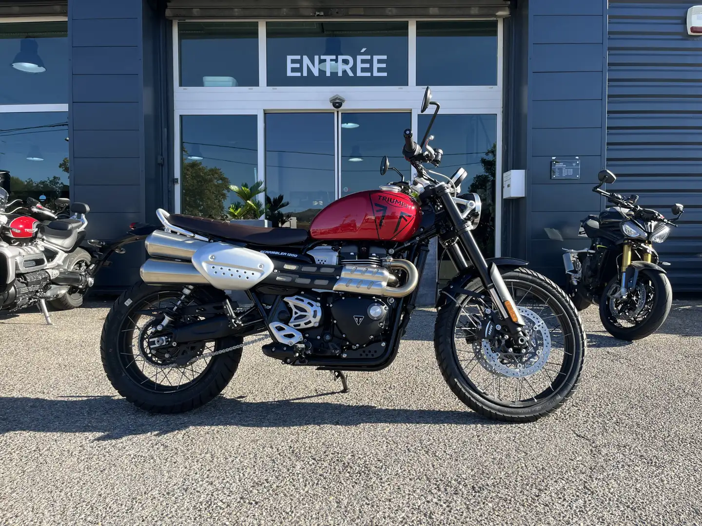 Triumph Scrambler Rouge - 1