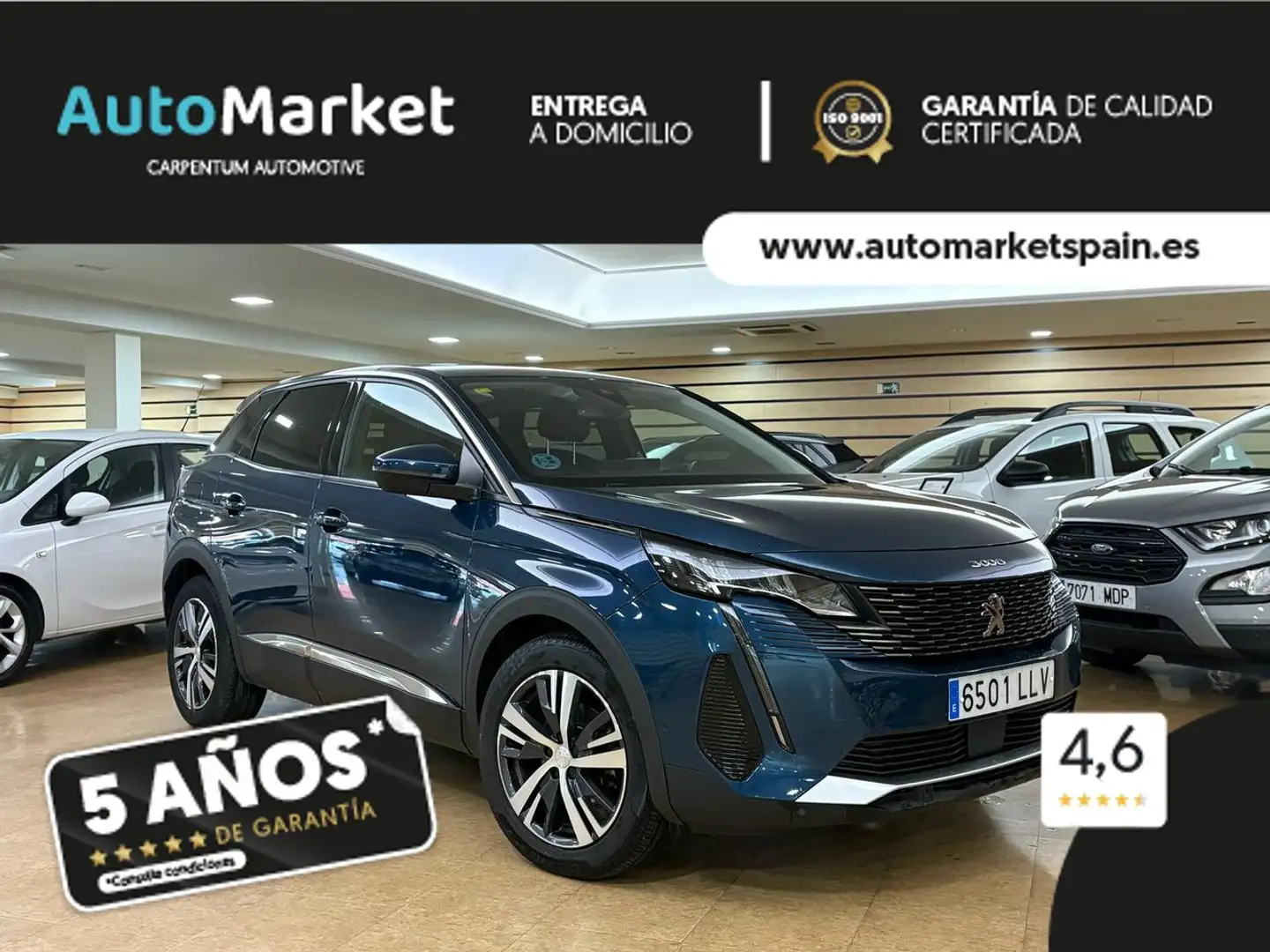 Peugeot 3008 1.5 BlueHDi 96kW (130CV) S&S Allure EAT8 5 Puertas Azul - 1