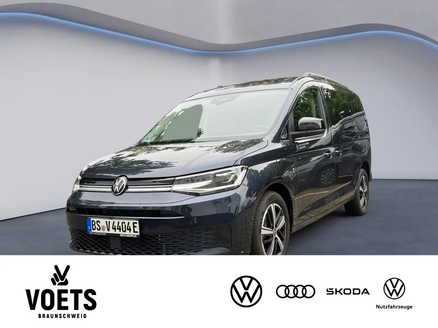 Volkswagen Caddy Maxi Goal 1.5 TSI eHybrid TravelAssist+SHZ Blau - 1