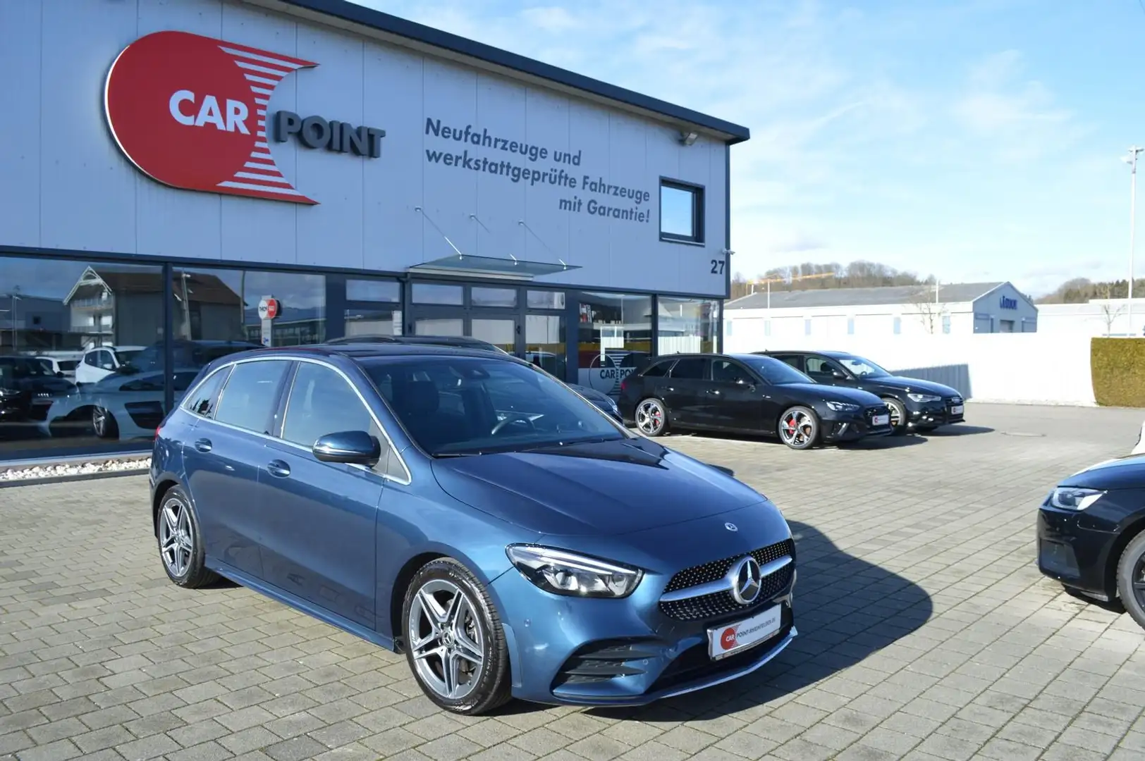 Mercedes-Benz B 180 B180 AMG*Virtual*LED*Kamera*Navi*DAB*BT Media Blau - 1