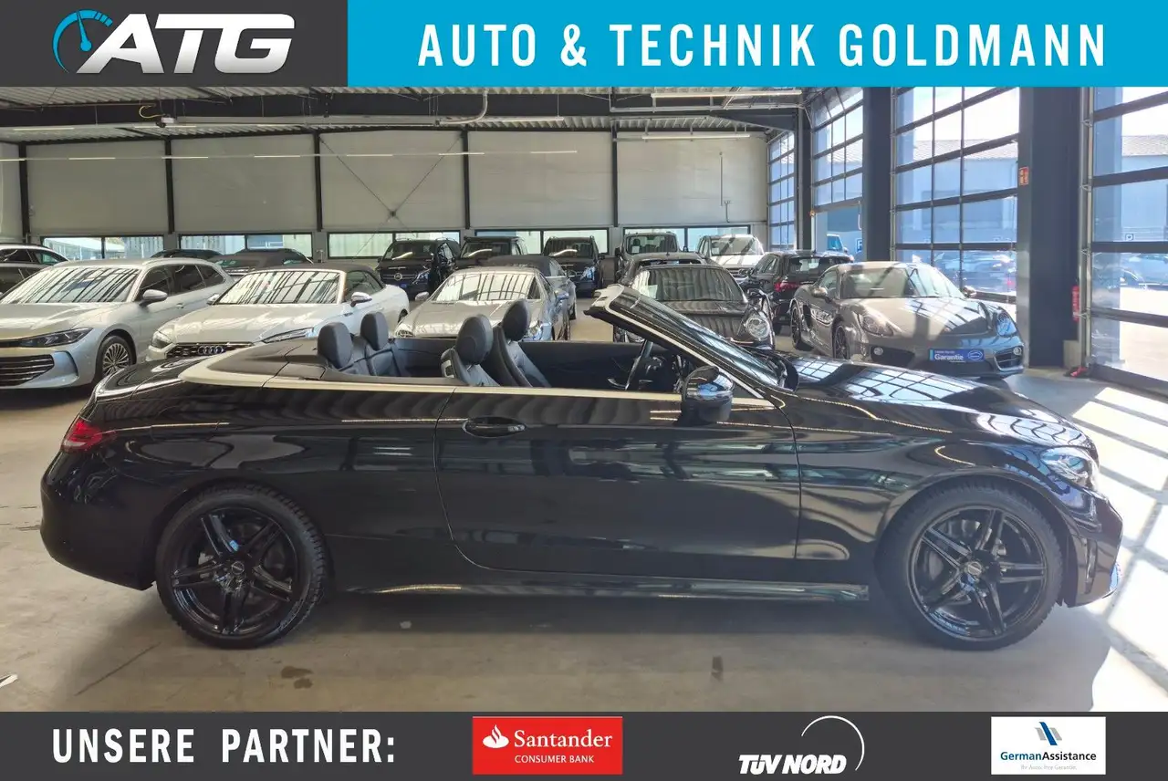 Mercedes-Benz C 180 CABRIOLET AMG LINE NIGHT 19ALU LED CARPLAY — миниатюра 1