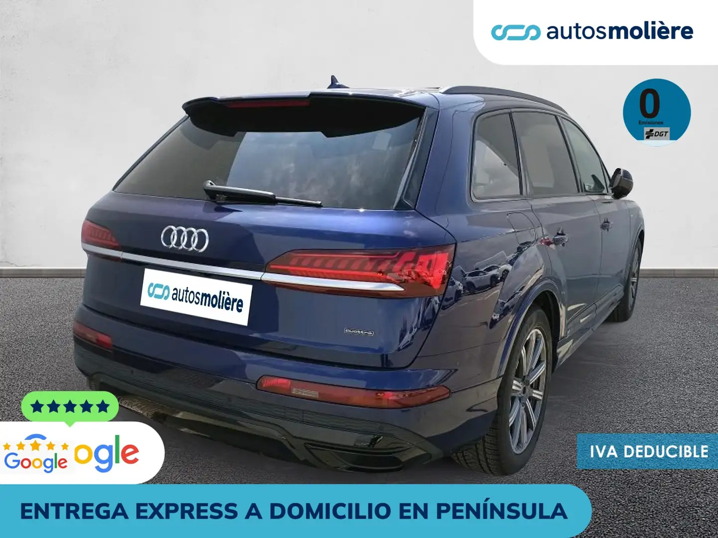 Audi Q7 60 TFSIe S line quattro tiptronic Azul - 2