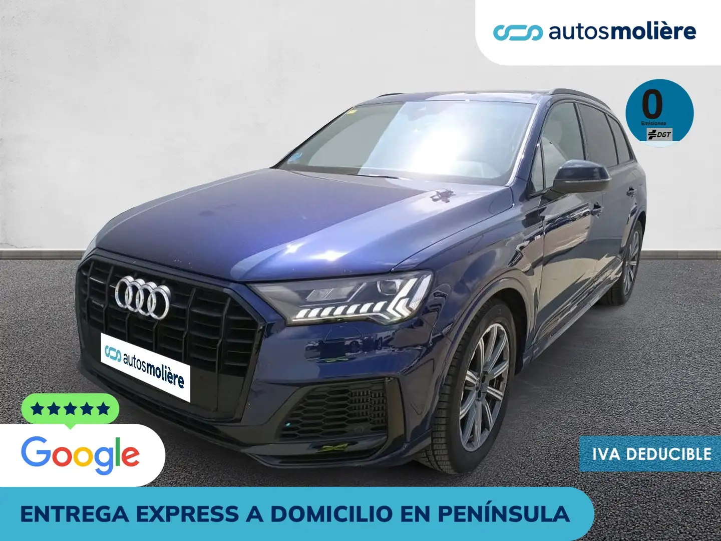 Audi Q7 60 TFSIe S line quattro tiptronic Azul - 1