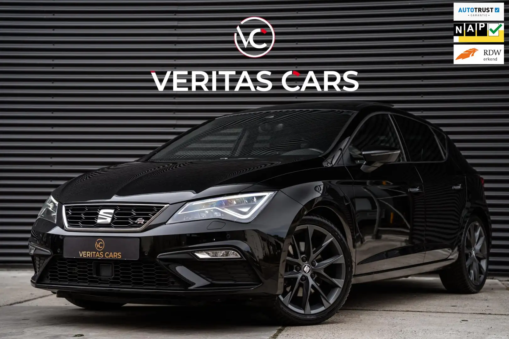 SEAT Leon 2.0 TSI FR Business|190 PK|Pano|Beats|DCC|ACC|Sfee Schwarz - 1