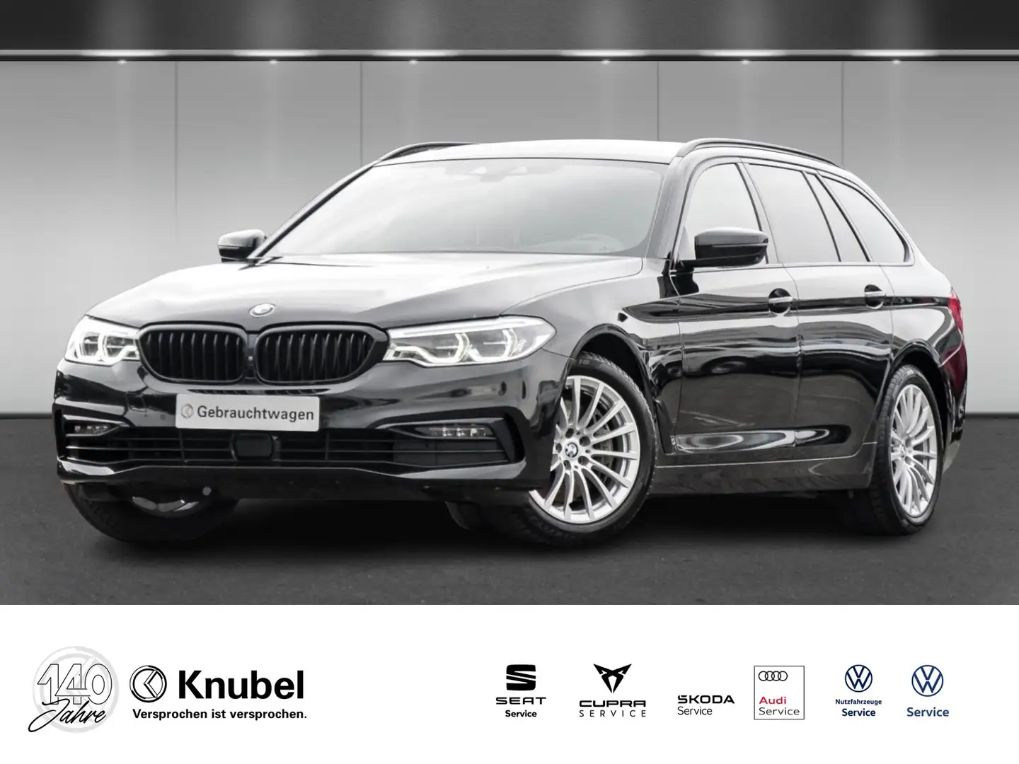 BMW 540 i Touring Sport Line xDrive LED/B+W/PANO/LEDER Fekete - 1