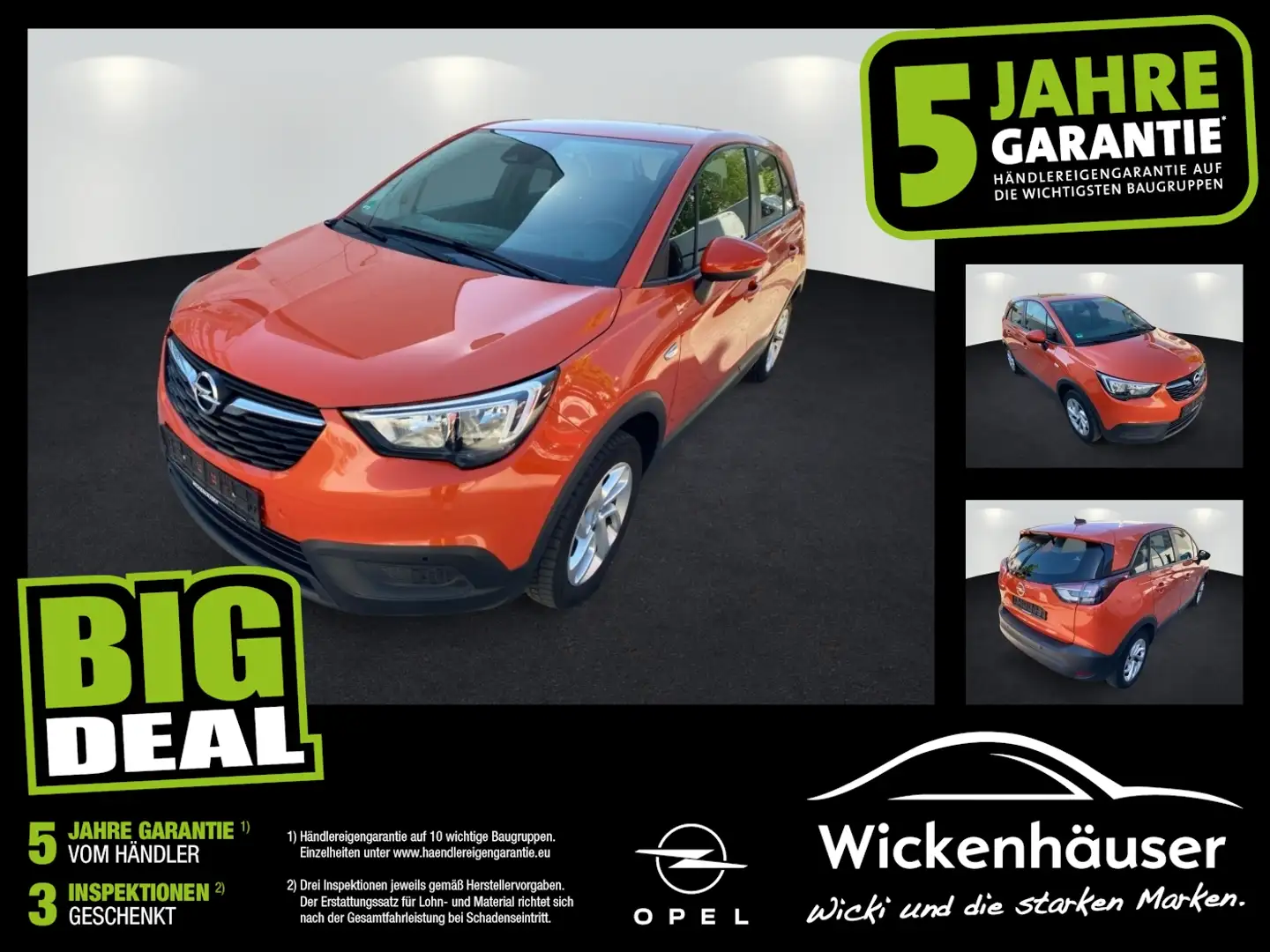Opel Crossland 1.2 Turbo Edition SHZ PDC IntelliLink Orange - 1
