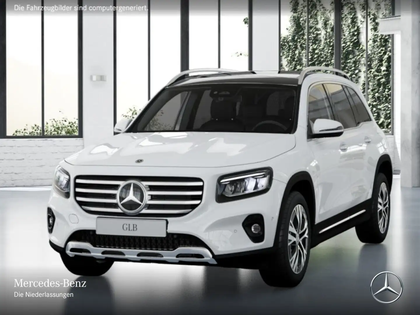 Mercedes-Benz GLB 200 PROGRESSIVE+PANO+AHK+LED+KAMERA+TOTW+7G Blanc - 2