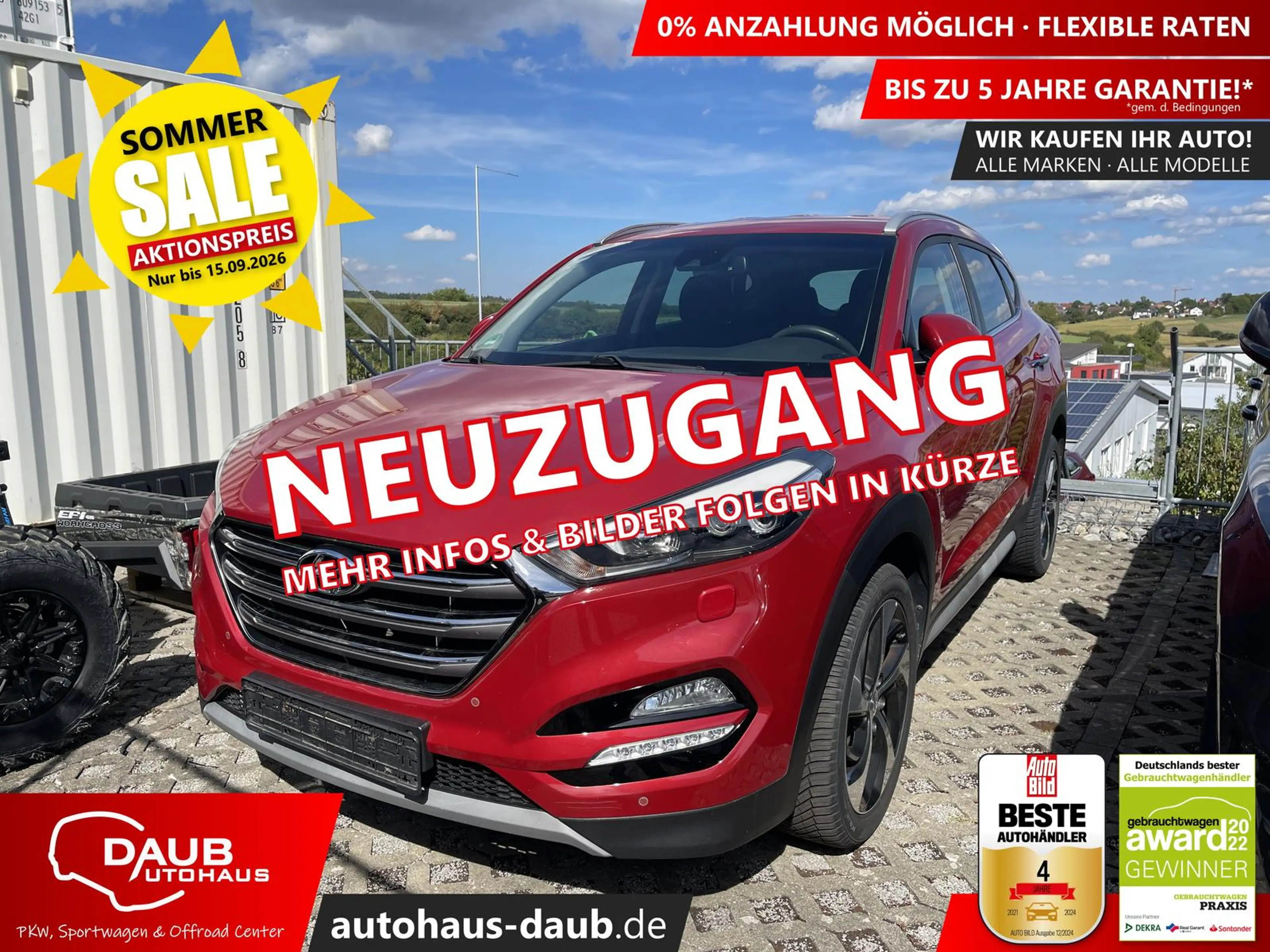 Hyundai TUCSON 1.6 Style 4WD+AT+Navi+Kamera+Touch+Alu+++