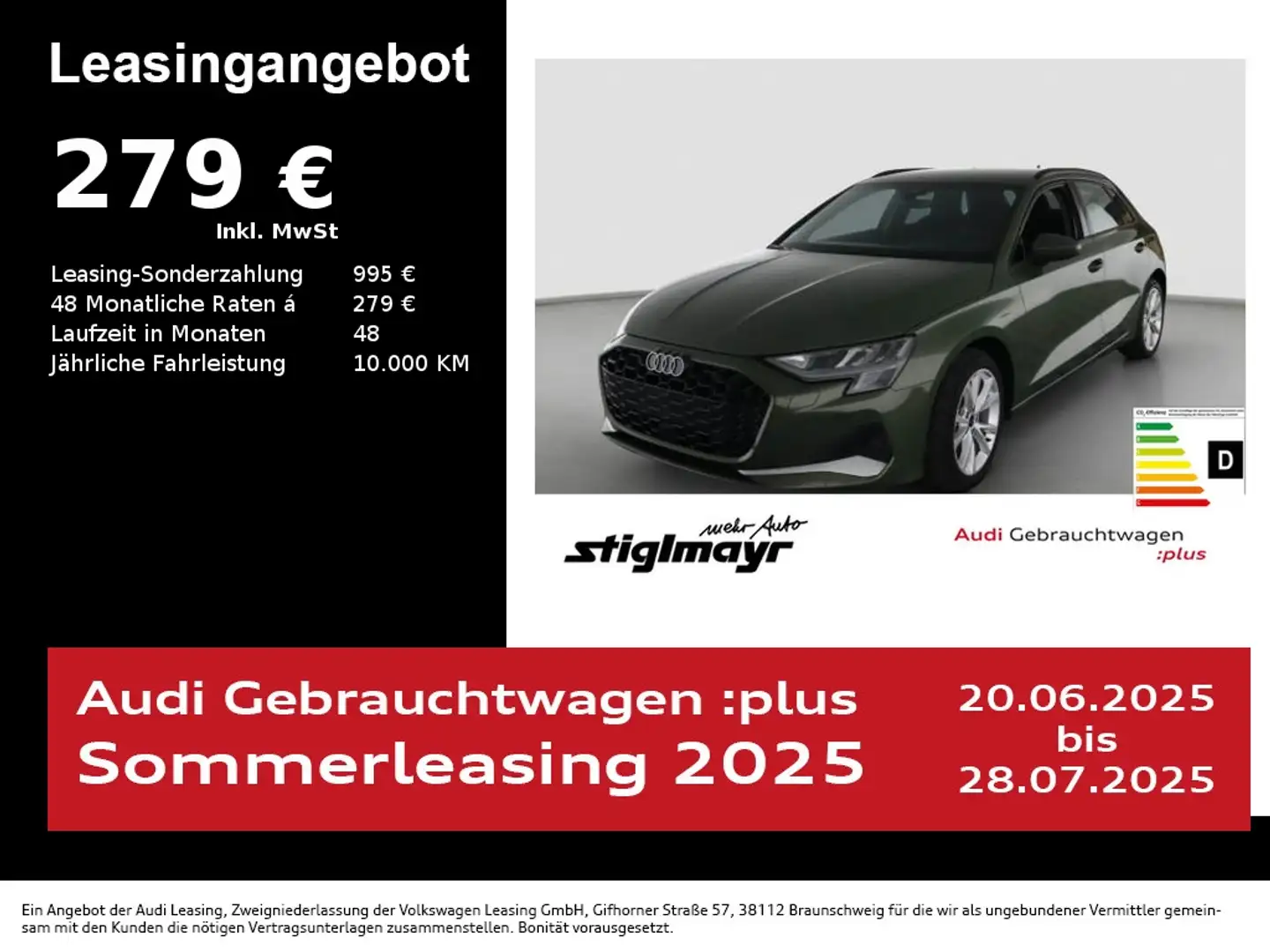 Audi A3 Neues Modell 35 TFSI AHK+NAVI+VC Grün - 1