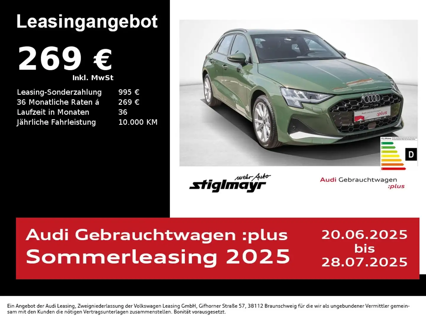 Audi A3 Neues Modell 35 TFSI AHK+NAVI+VC Groen - 1