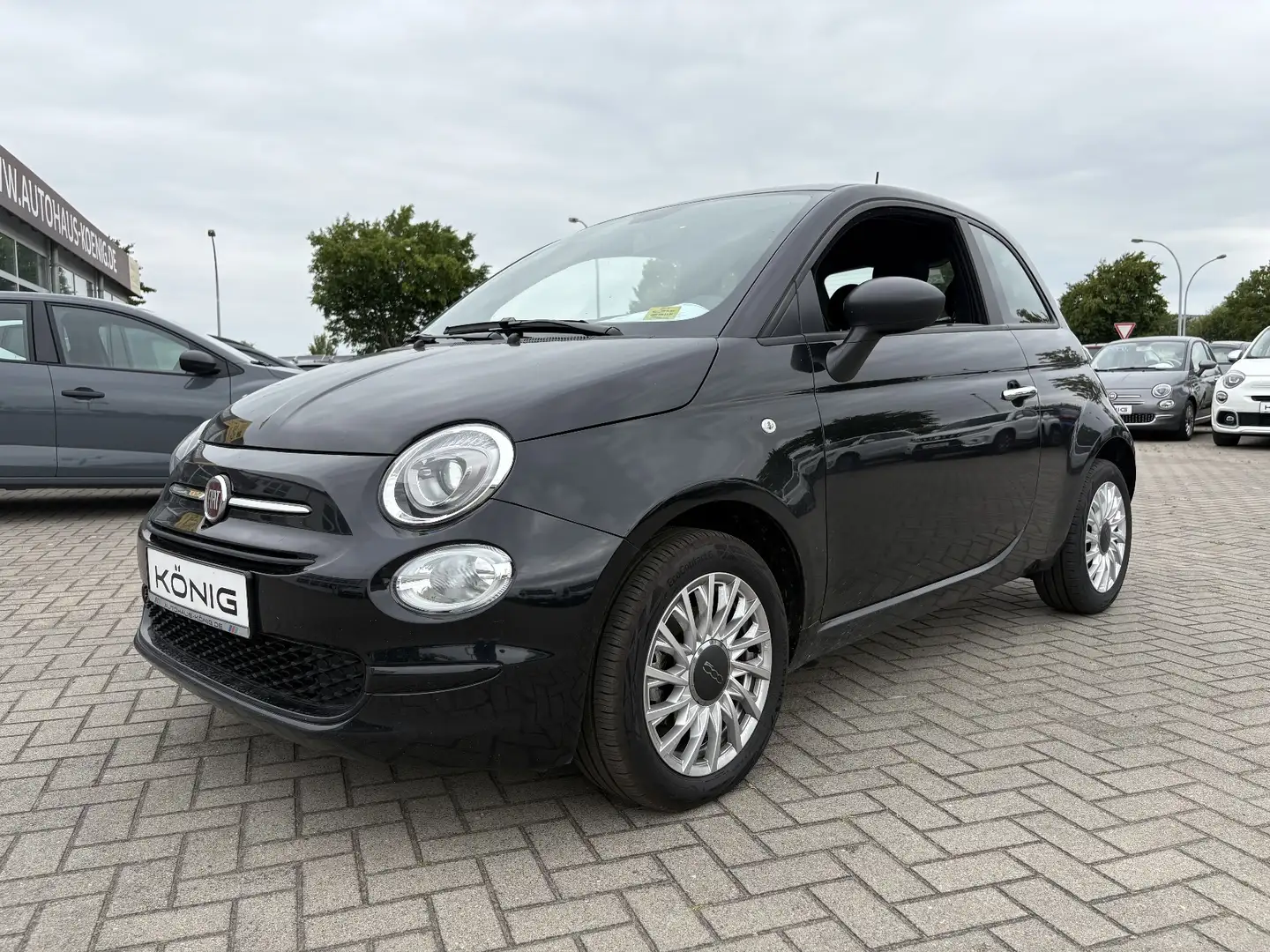 Fiat 500 PDC * Klimaautom. *Panoramadach Dolcevita Schwarz - 1