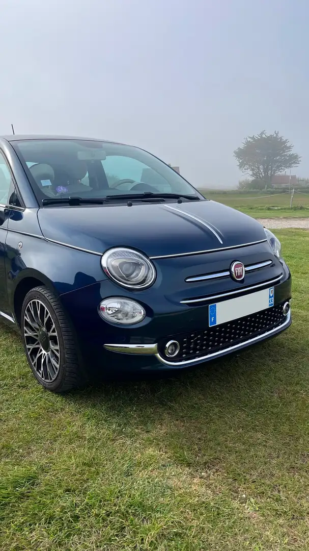 Fiat 500 500 0.9 85 CH TWINAIR S/S COLLEZIONE (KIT GRUAU) Bleu - 2