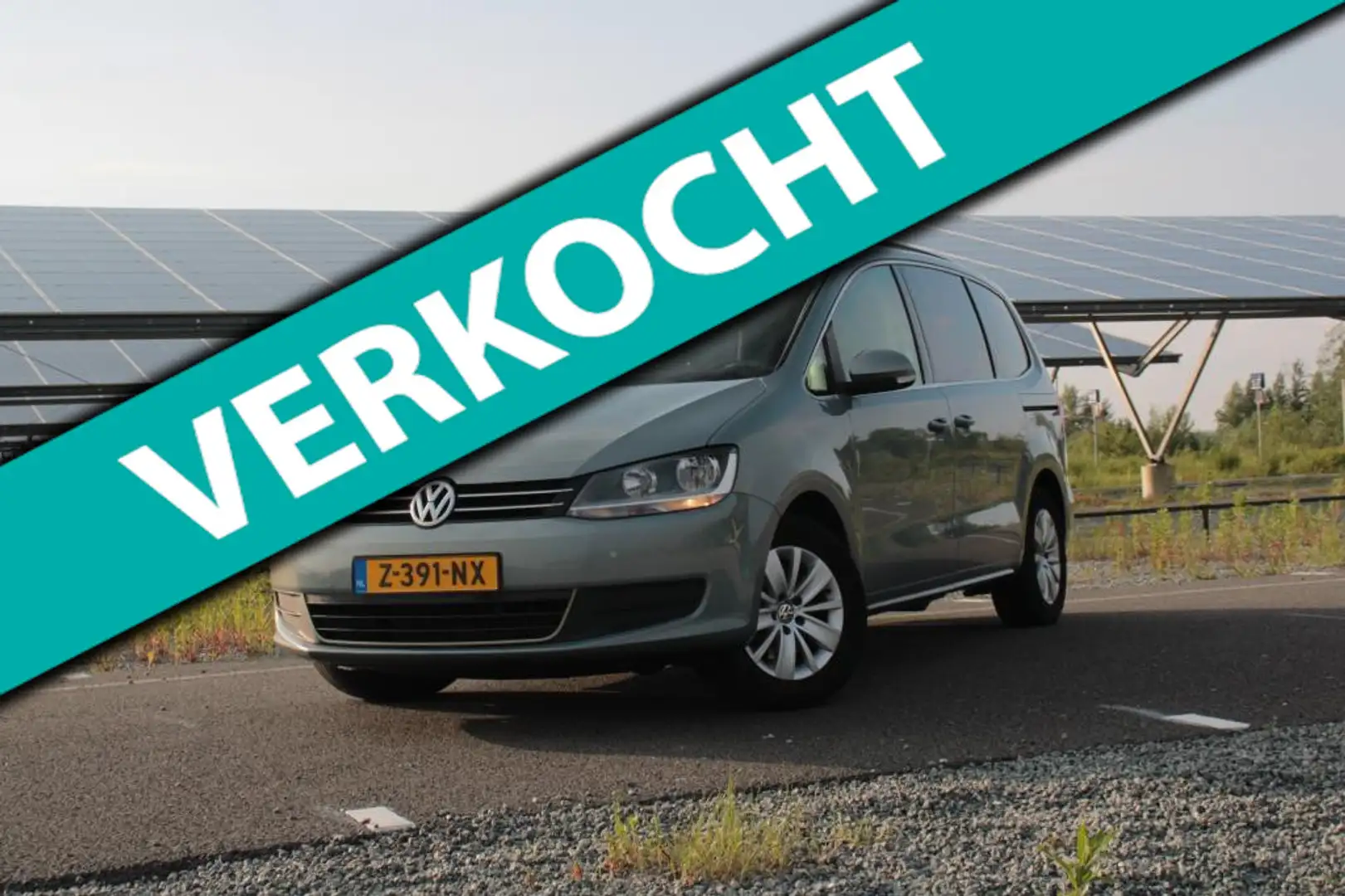 Volkswagen Sharan 1.4 TSI Trendline 7pers. Automaat / 1 JAAR GARANTI Gris - 1