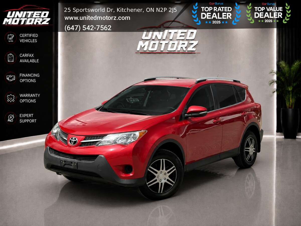2015 Toyota RAV4 LE AUTO FWD 2.5L~SAFETY CERTIFIED~NO ACCIDENTS~ONE
