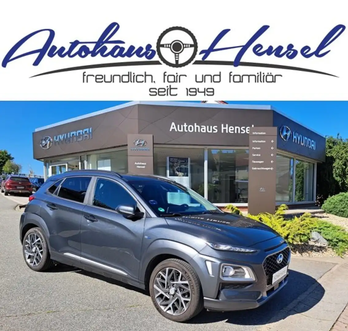 Hyundai KONA Hybrid 1.6 GDI Premium DCT Grijs - 1