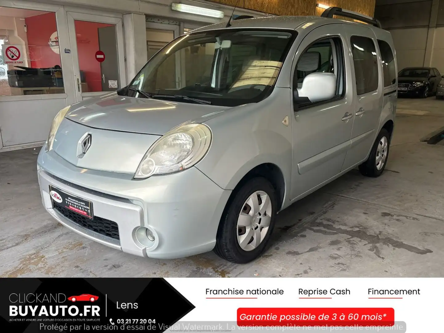 Renault Kangoo 1.5 DCI 75CV FINITION AUTHENTIQUE / CLIM / REGULATEUR / Gris - 1