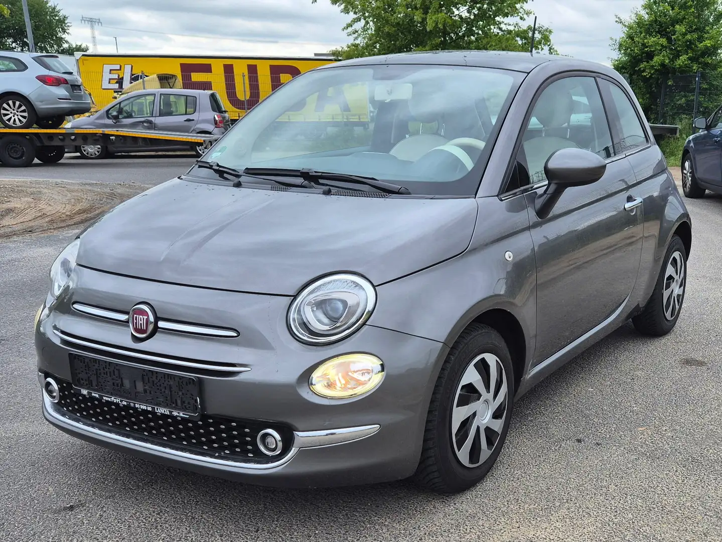 Fiat 500 500 1.2 8V Lounge Automatik Grau - 1
