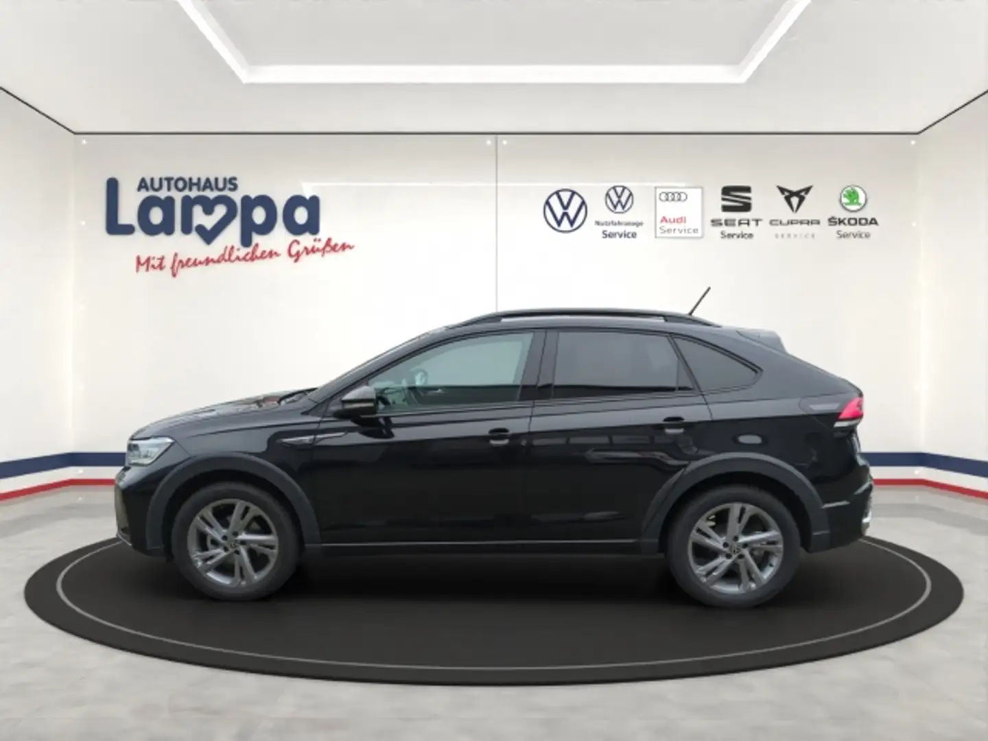 Volkswagen Taigo R-Line 1.5 TSI DSG NAV,RFK,SHZ,ACC,DAB+,Matrix-LED Schwarz - 2