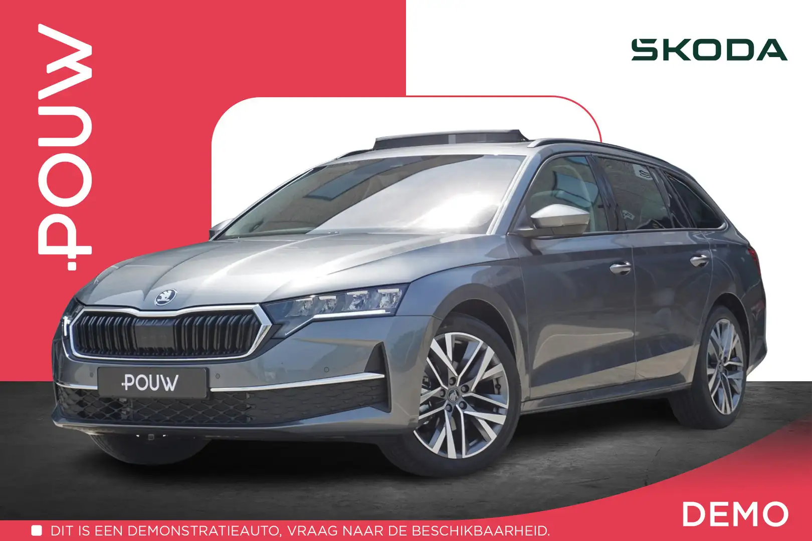 Skoda Octavia Combi 1.5 TSI 150pk DSG MHEV Business Edition Plus Grijs - 1