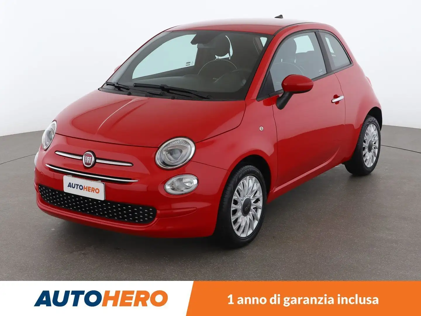Fiat 500 1.0 Mild-Hybrid Lounge MHEV Rouge - 1