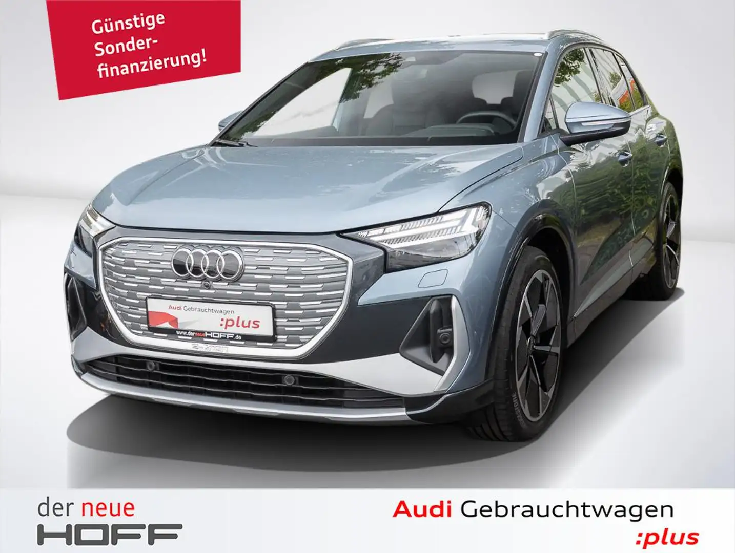 Audi Q4 e-tron 50 e-tron quattro basis MMI ADS MATRIX-LED SH KLIM Blau - 1