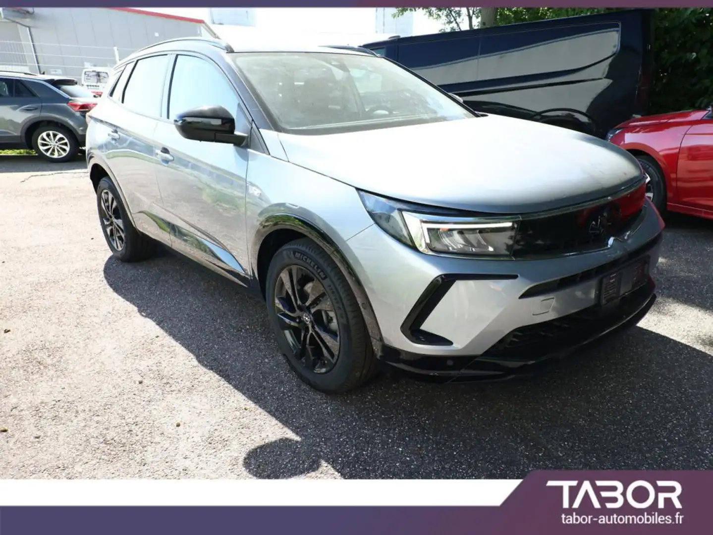 Opel Grandland 145 Hybrid AT6 GS GPS cam PDC Grau - 2
