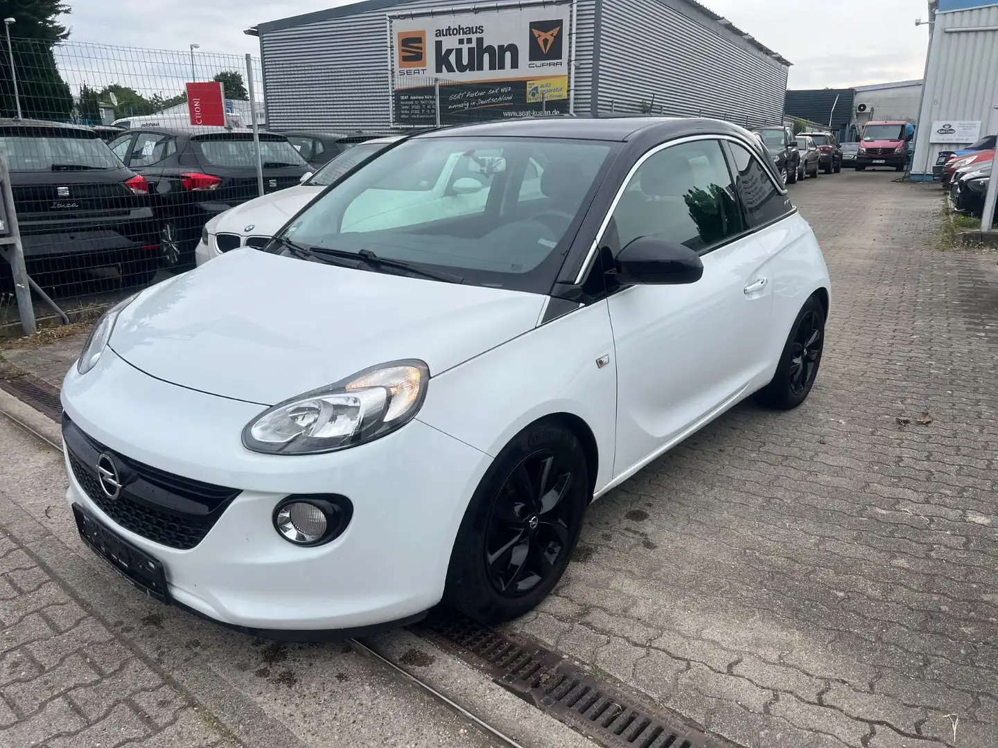 Opel Adam Jam TEILLEDER,SCHECKHEFT GEPFLEGT Weiß - 1