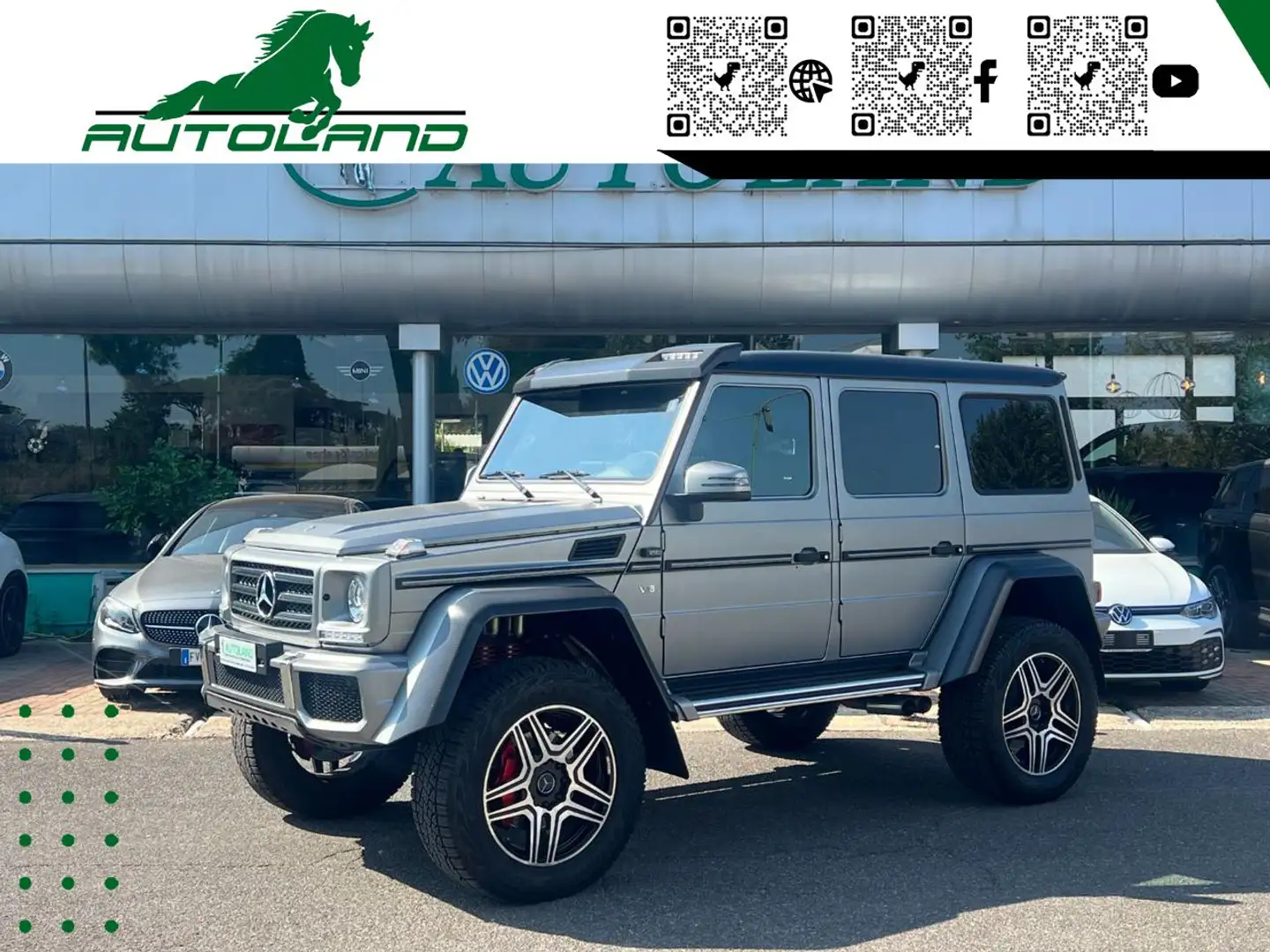 Mercedes-Benz G 500 4x4² S.W. DESIGNO PLATINO MAGNO*IVA ESPOSTA Grigio - 1