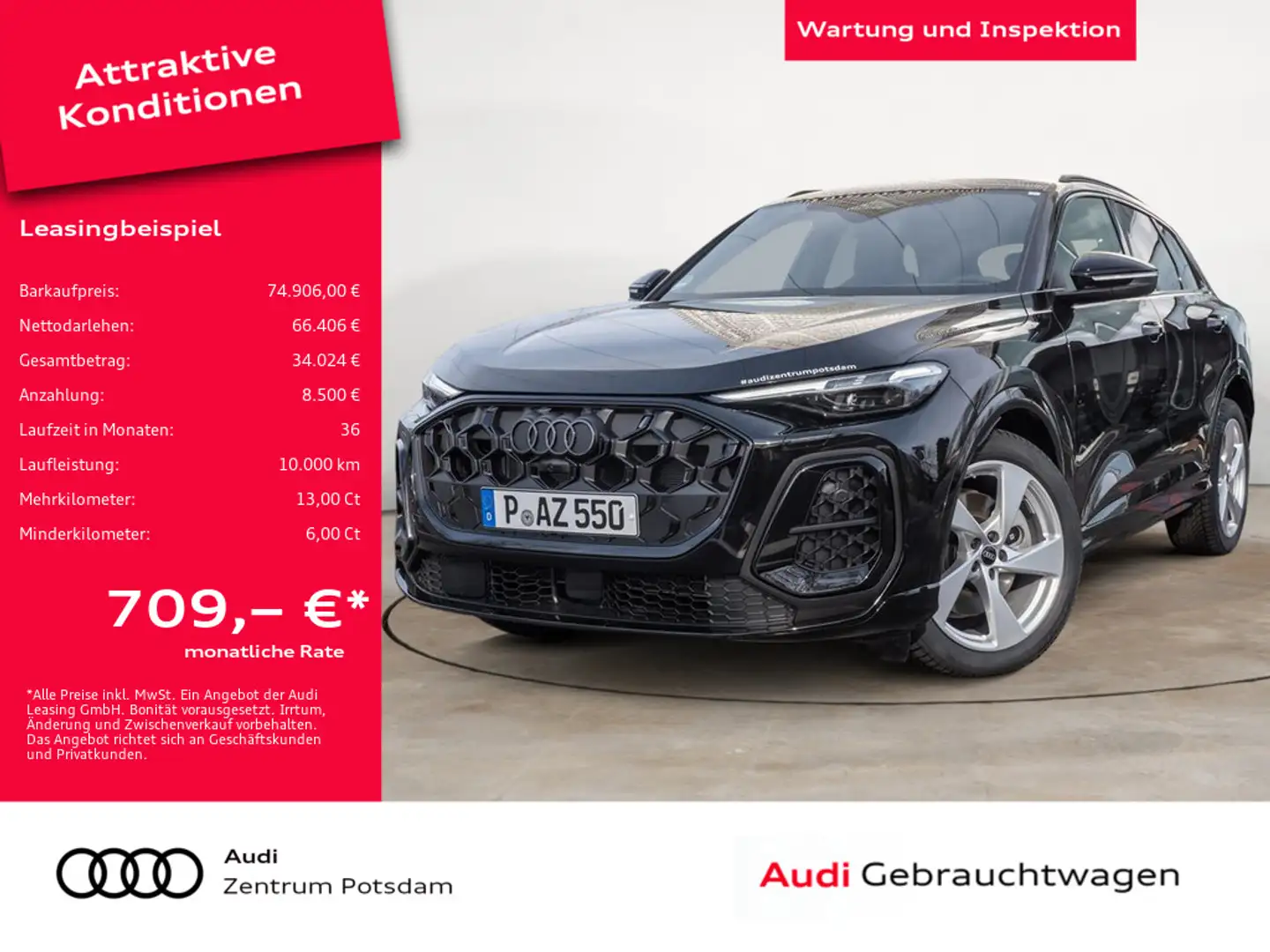 Audi Q5 SUV TDI quattro MEMORY NAVI HUD B&O Schwarz - 1