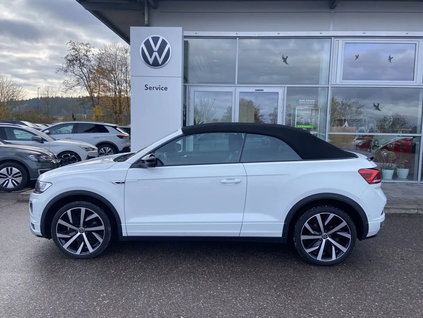Volkswagen T-Roc Cabrio 1.5 TSI DSG R-LINE NAVI+LED+AHK+APP Weiß - 2