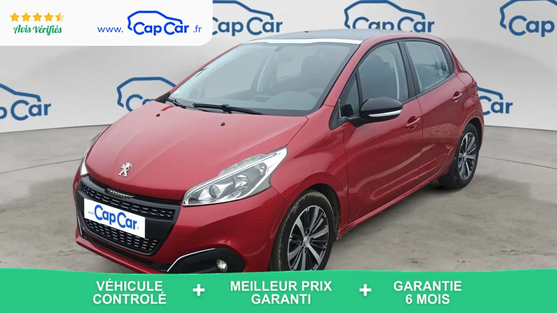 Peugeot 208 1.2 PureTech 82 Active Rouge - 1