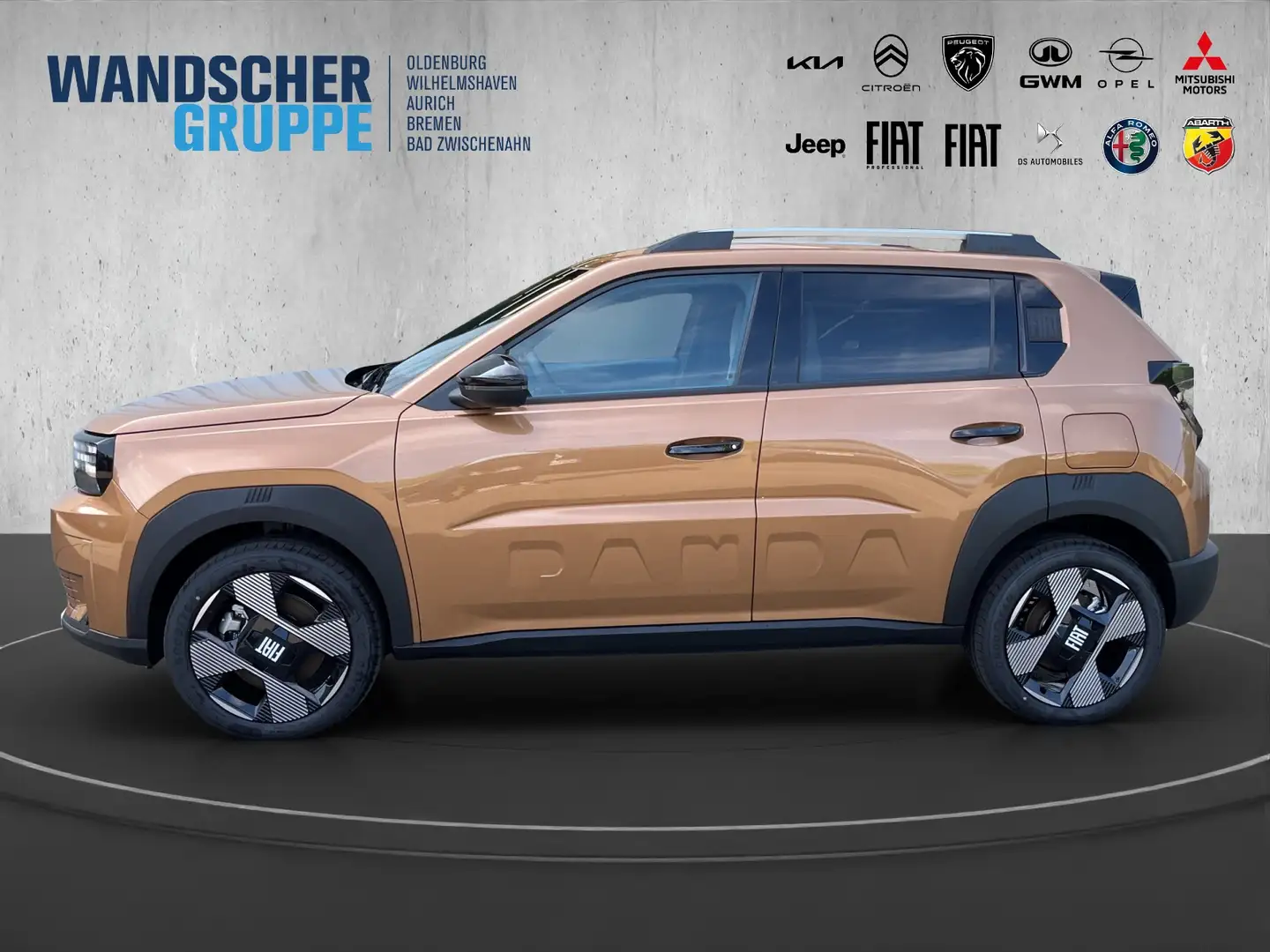 Fiat Grande Panda La Prima Elektro SHZ LHZ LED NAV Brązowy - 2