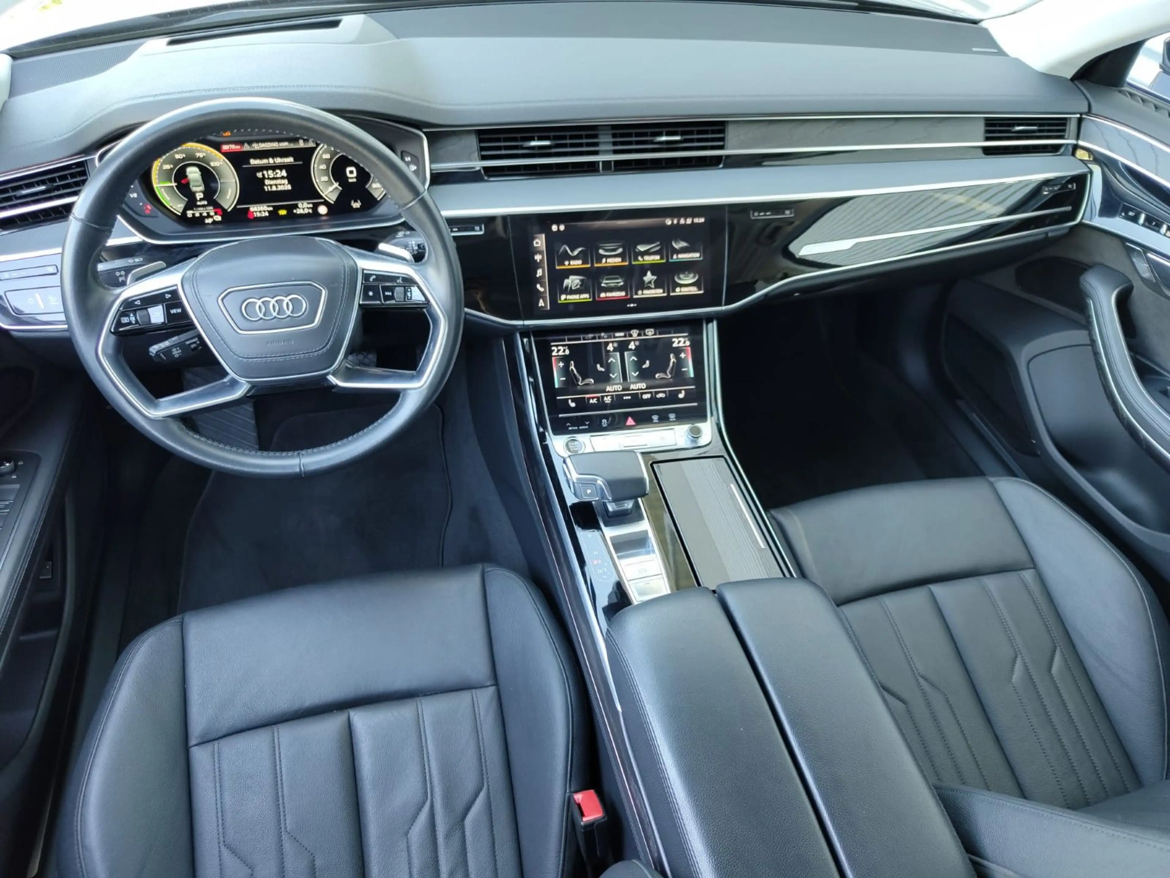 Audi A8 60 TFSIe QUATTRO+WINTERRÄDER+HEAD UP+PANORAMA — photo 12