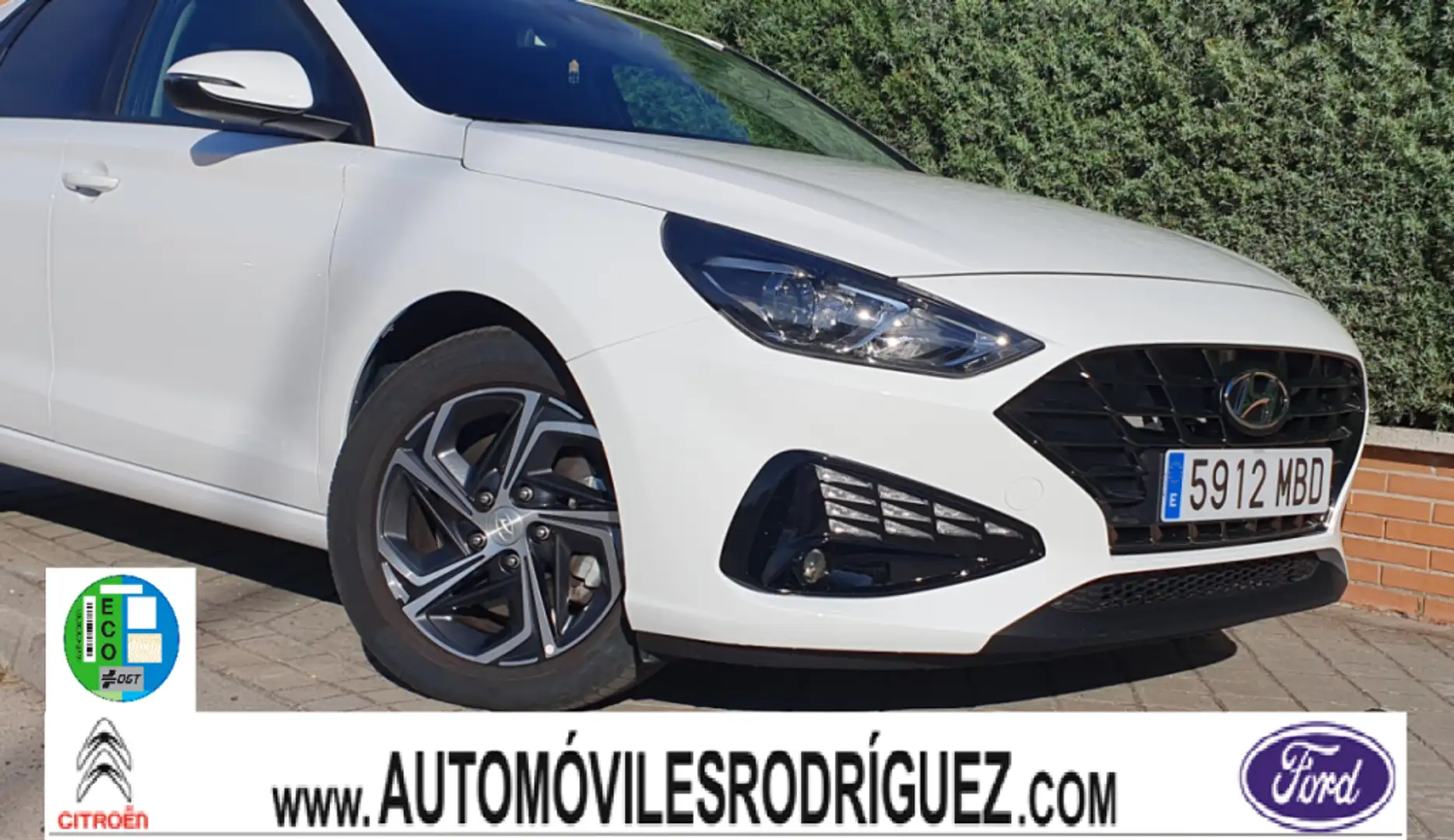 Hyundai i30 1.0 TGDI Klass 48V 120 Blanc - 1