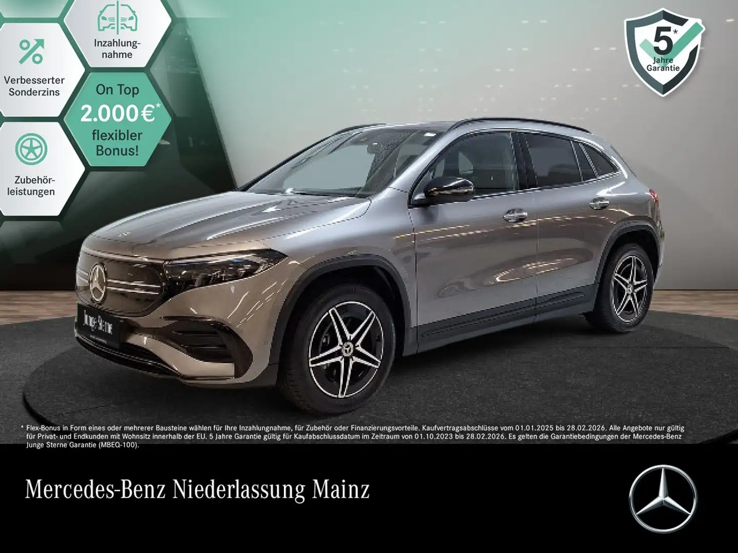 Mercedes-Benz EQA 300 4M AMG+NIGHT+PLUS-PAKET+KAMERA+KEYLESS Gris - 1