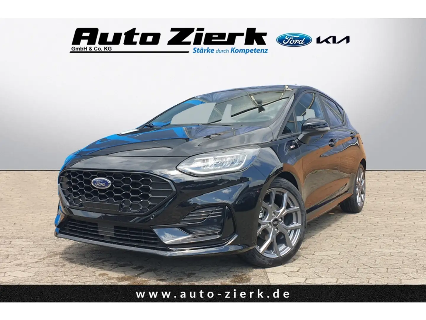 Ford Fiesta ST-Line 1.0 EcoBoost M-Hybrid EU6d,Autom,Navi,PDC, Schwarz - 1