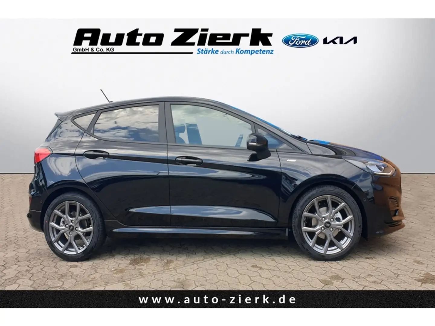 Ford Fiesta ST-Line 1.0 EcoBoost M-Hybrid EU6d,Autom,Navi,PDC, Schwarz - 2