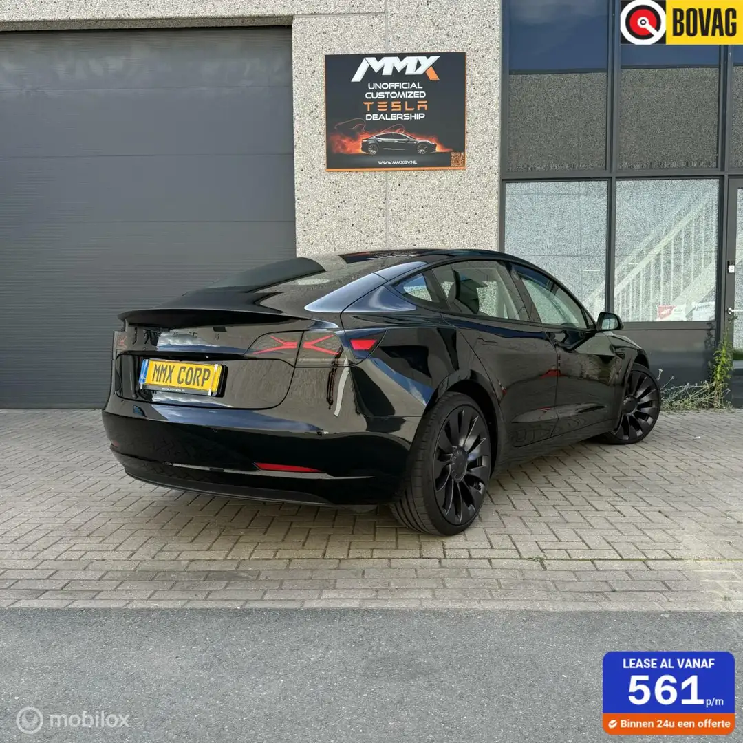 Tesla Model 3 Performance ZWART MiC X-TREME ACHTERLICHT Negro - 1