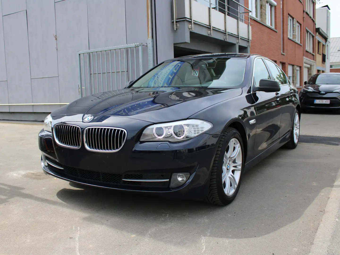 BMW 520 520iA+BOÎTE AUTO+CUIR+GPS+LED+++ Blauw - 1