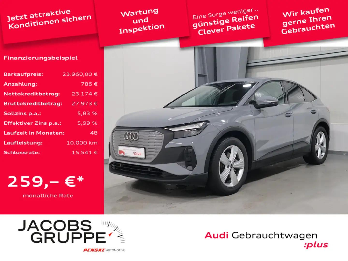 Audi Q4 e-tron Grau - 1