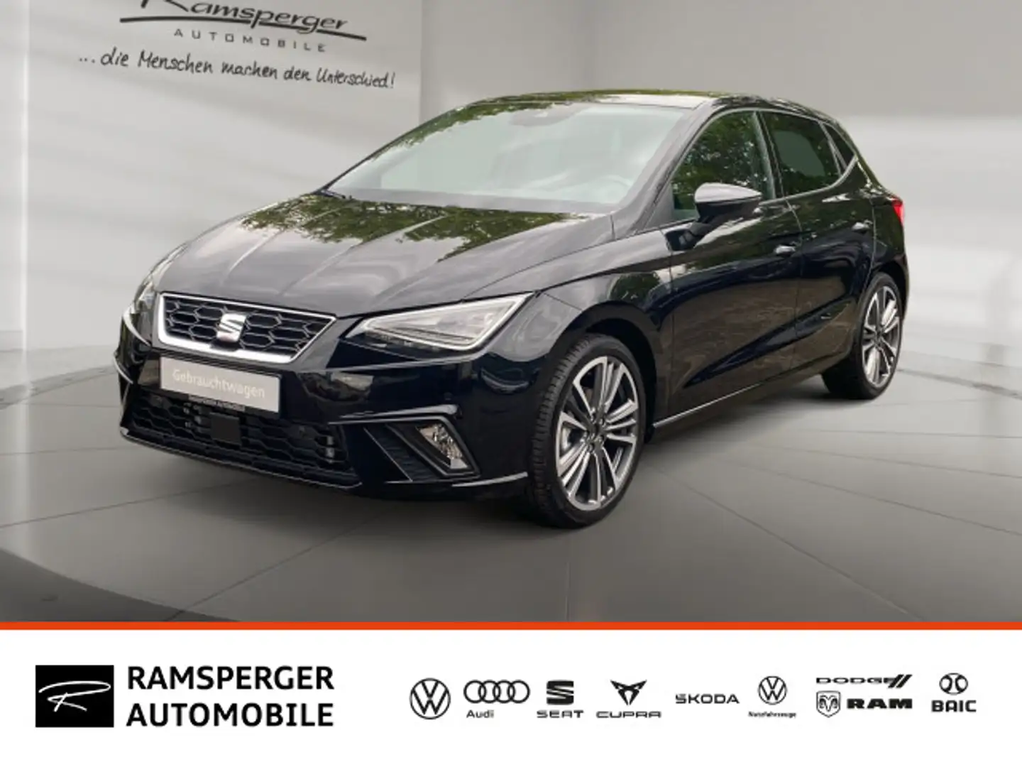 SEAT Ibiza FR 1.5 TSI DSG LED/Kamera/Assist/uvm. Noir - 1