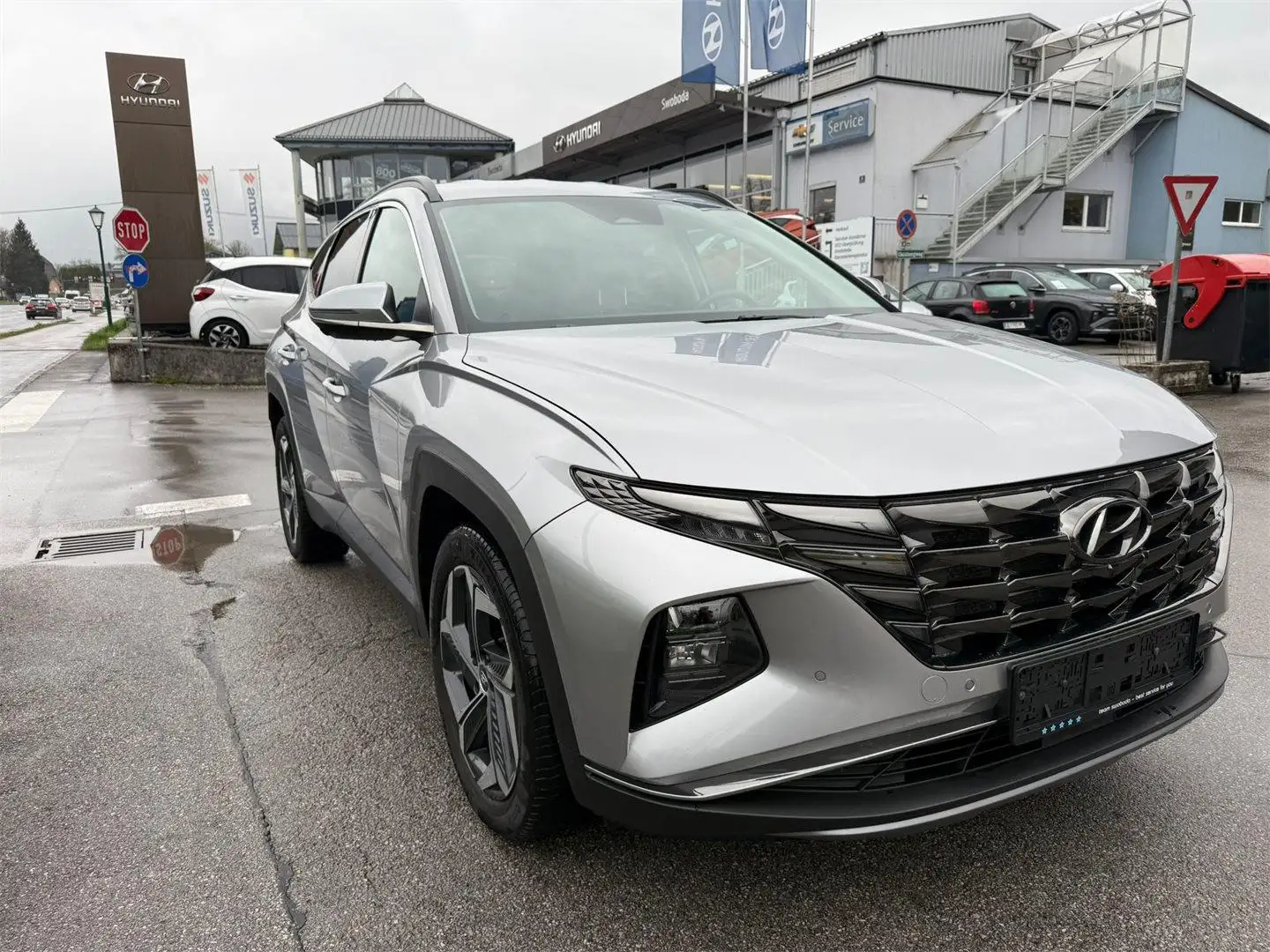 Hyundai TUCSON Tucson NX4 Prestige Line 1,6 T-GDi HEV 4WD AT t1hp Silber - 2